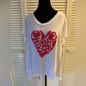 Slink jeans White Love Your Body Graphic Tee